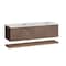 James Martin Vanities Marcello 72in Double Vanity, Chestnut w/ 3 CM Eternal Jasmine Pearl Top D200-V72-CSN-3EJP - alternate 7